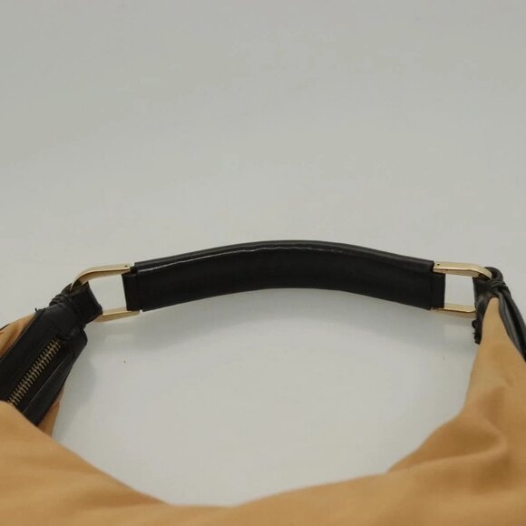 GUCCI Web Sherry Line Shoulder Bag Canvas Beige Gold 001 4288 Auth - Picture 9 of 16